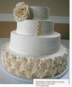 78 Rosettes, Combed, Buttons, & Rose